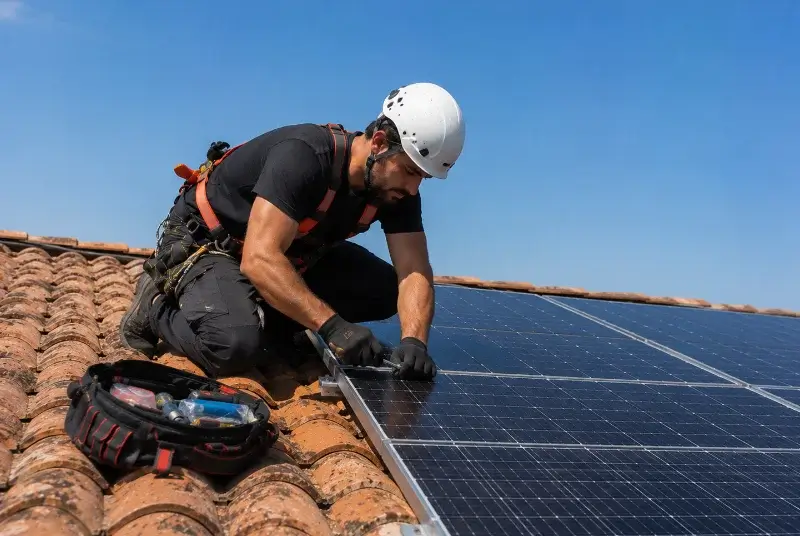 Maintenance et monitoring de panneaux solaires à Saint-Aubin-des-Ormeaux