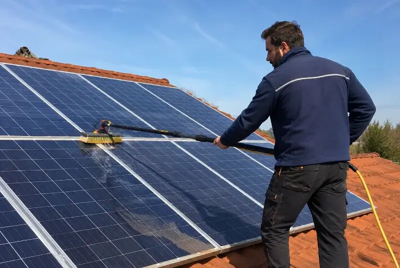 Nettoyage et entretien de panneaux solaires à Saint-Aubin-des-Ormeaux